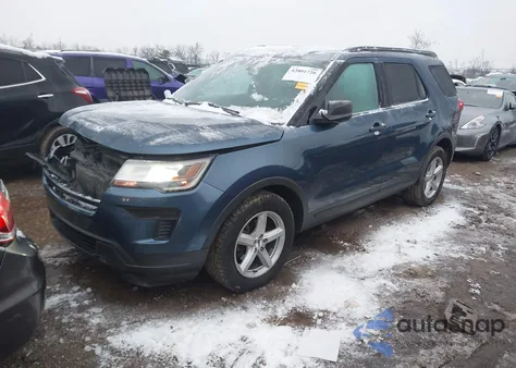 2018 Ford Explorer z USA, uszkodzony, nr VIN 1FM5K7B84JGB53674